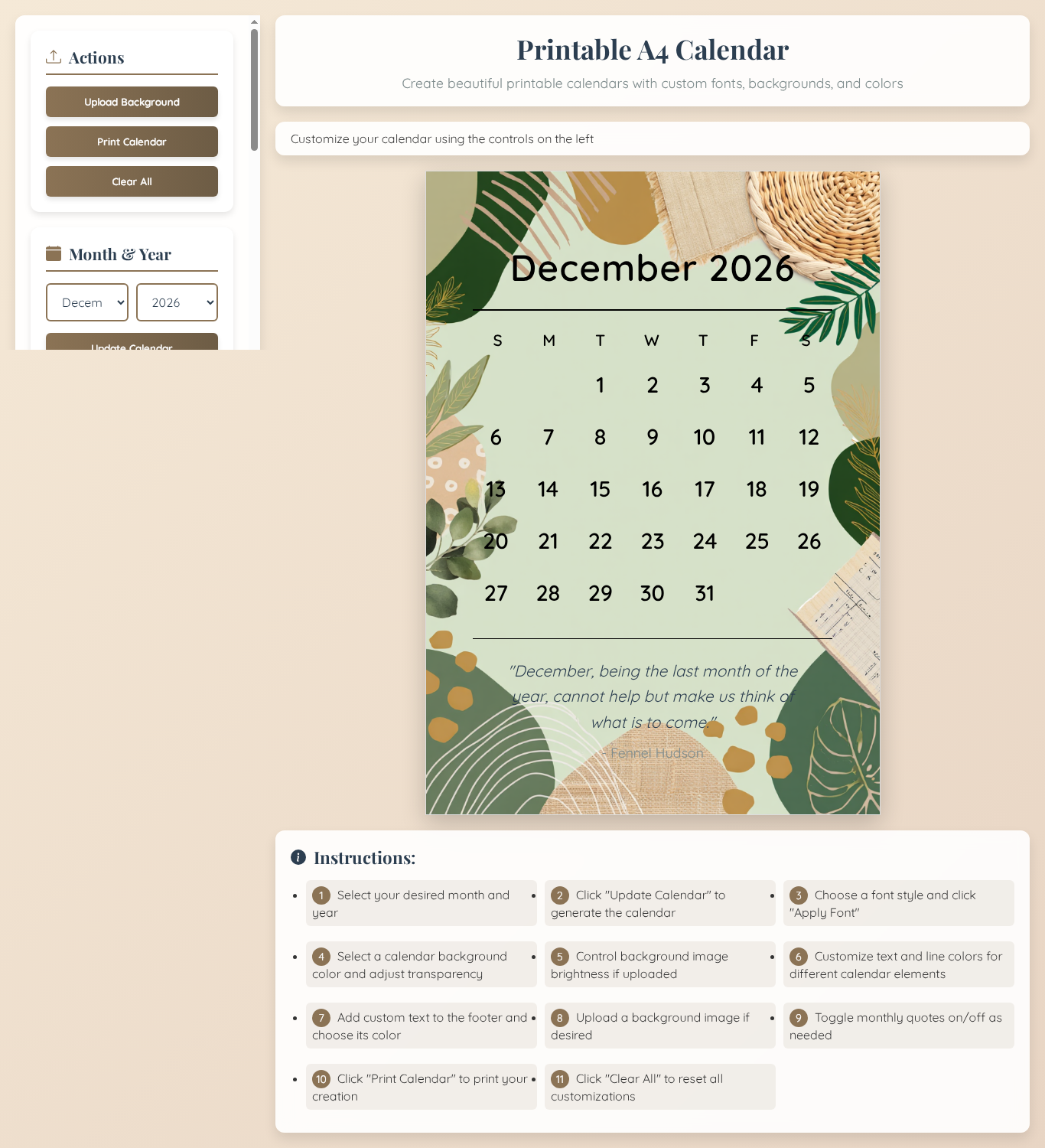 Calendar Creator – Image 2